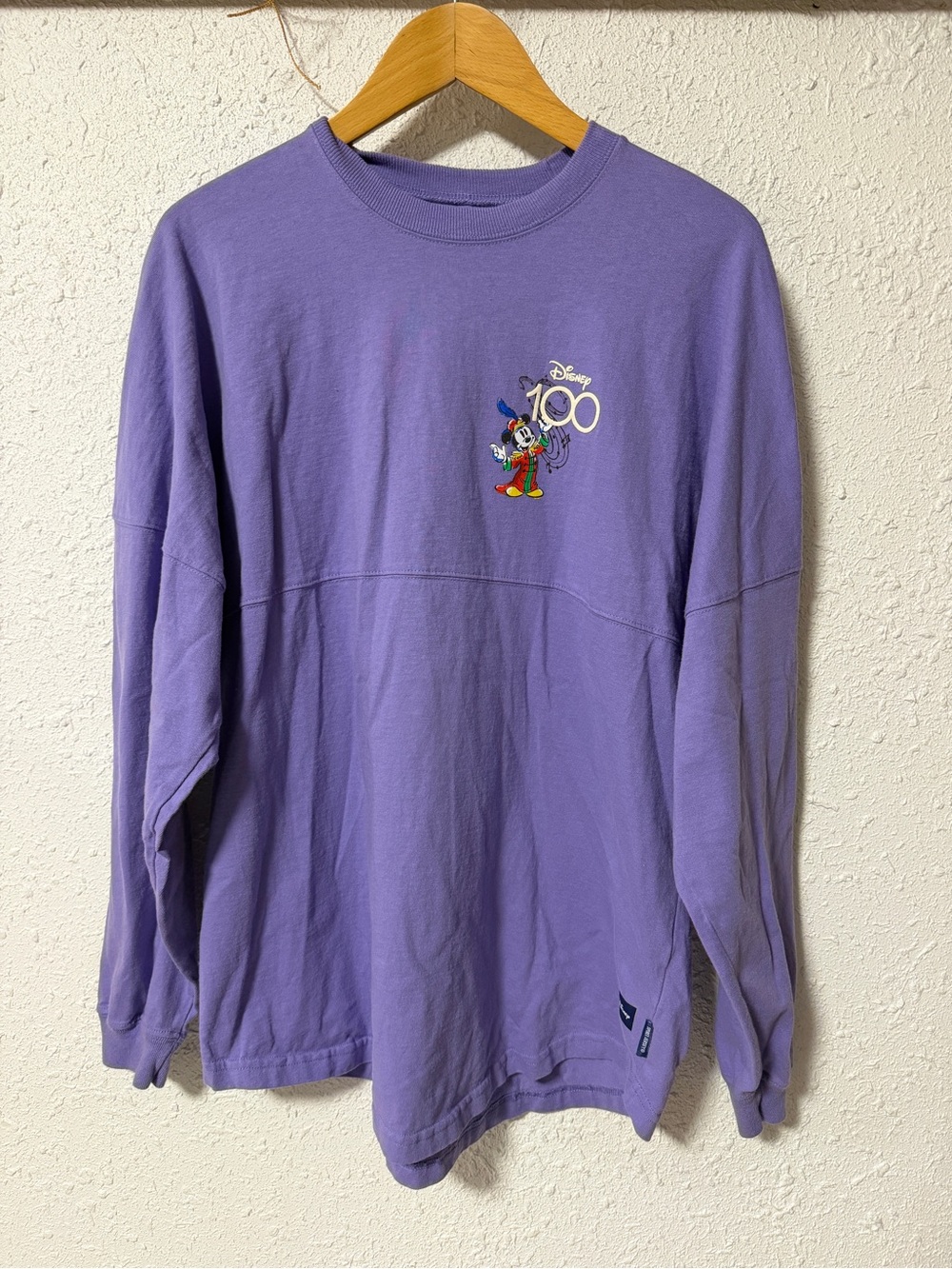 Disney 100 years of Music and Wonder Lavender Spirit Jersey Large
